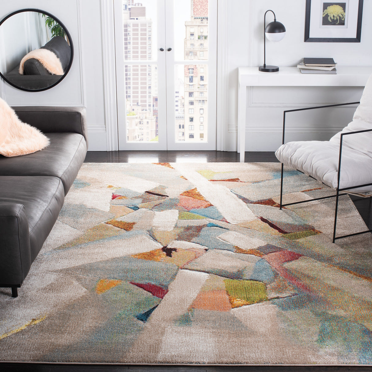 SAFAVIEH Porcello Odyle Mid-Century Modern Abstract Rug