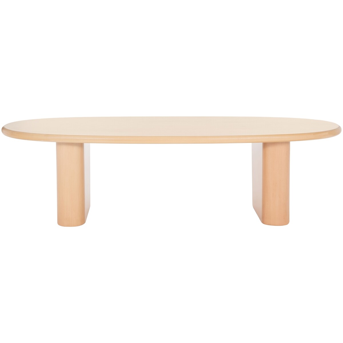 SAFAVIEH Primetta Oval Top Coffee Table - 54 In. W x 24 In. D x 15 In. H - 54Wx24Dx15H