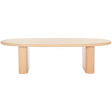 SAFAVIEH Primetta Oval Top Coffee Table - 54 In. W x 24 In. D x 15 In. H - 54Wx24Dx15H