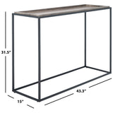 SAFAVIEH Prudie Living Room Foyer Entryway Console Table - 43.3" W x 15" L x 31.5" H - 43Wx15Dx32H