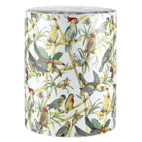 SAFAVIEH Radiana Tropical Bird Ceramic Decorative Garden Stool