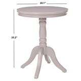 SAFAVIEH Radislava Light Grey Round Side Table - 20.1" x 20.1" x 25.2" - 20Wx20Dx25H