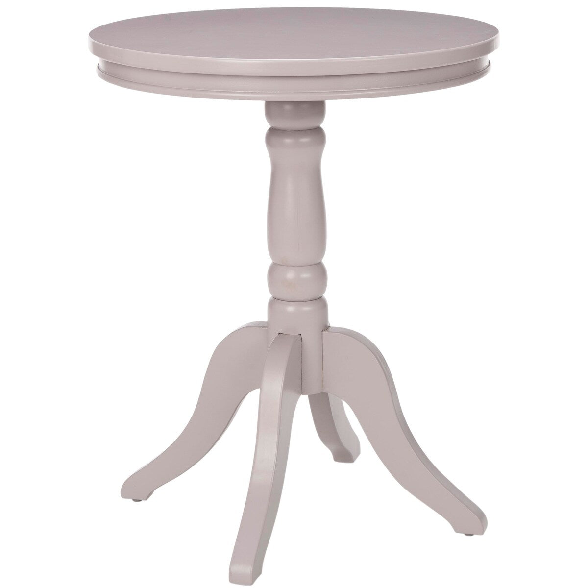 SAFAVIEH Radislava Light Grey Round Side Table - 20.1" x 20.1" x 25.2" - 20Wx20Dx25H