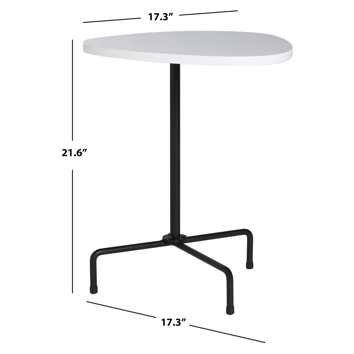 SAFAVIEH Rannveig Modern Tripod Side Table - 17Wx17Dx22H