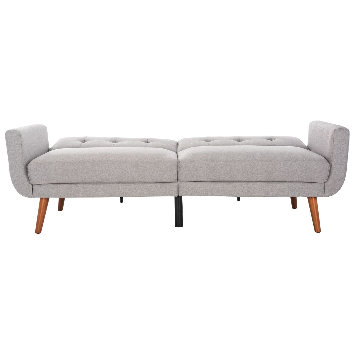 SAFAVIEH Rashida Mid-Century Foldable Futon Sofa Bed - 82.3" x 34.3" x 34.3"