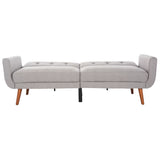 SAFAVIEH Rashida Mid-Century Foldable Futon Sofa Bed - 82.3" x 34.3" x 34.3"