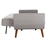 SAFAVIEH Rashida Mid-Century Foldable Futon Sofa Bed - 82.3" x 34.3" x 34.3"