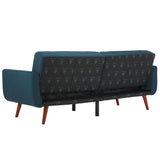 SAFAVIEH Rashida Mid-Century Foldable Futon Sofa Bed - 82.3" x 34.3" x 34.3"