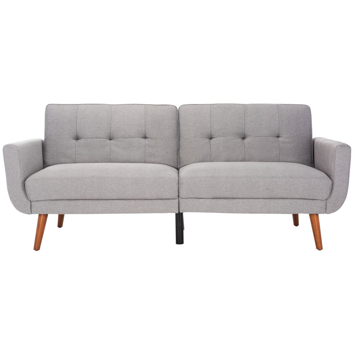 SAFAVIEH Rashida Mid-Century Foldable Futon Sofa Bed - 82.3" x 34.3" x 34.3"