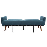 SAFAVIEH Rashida Mid-Century Foldable Futon Sofa Bed - 82.3" x 34.3" x 34.3"