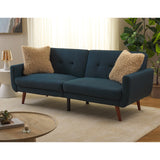 SAFAVIEH Rashida Mid-Century Foldable Futon Sofa Bed - 82.3" x 34.3" x 34.3"