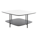 SAFAVIEH Rebekah Modern 2-Tier Square Coffee Table - 30 In. W x 30 In. D x 15 In. H - 30Wx30Dx15H