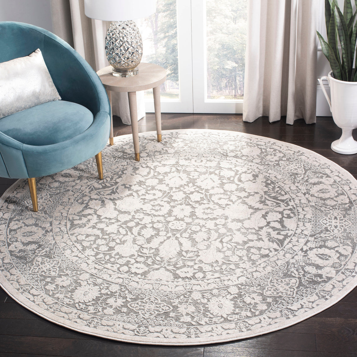 SAFAVIEH Reflection Eulah Modern Oriental Polyester Rug