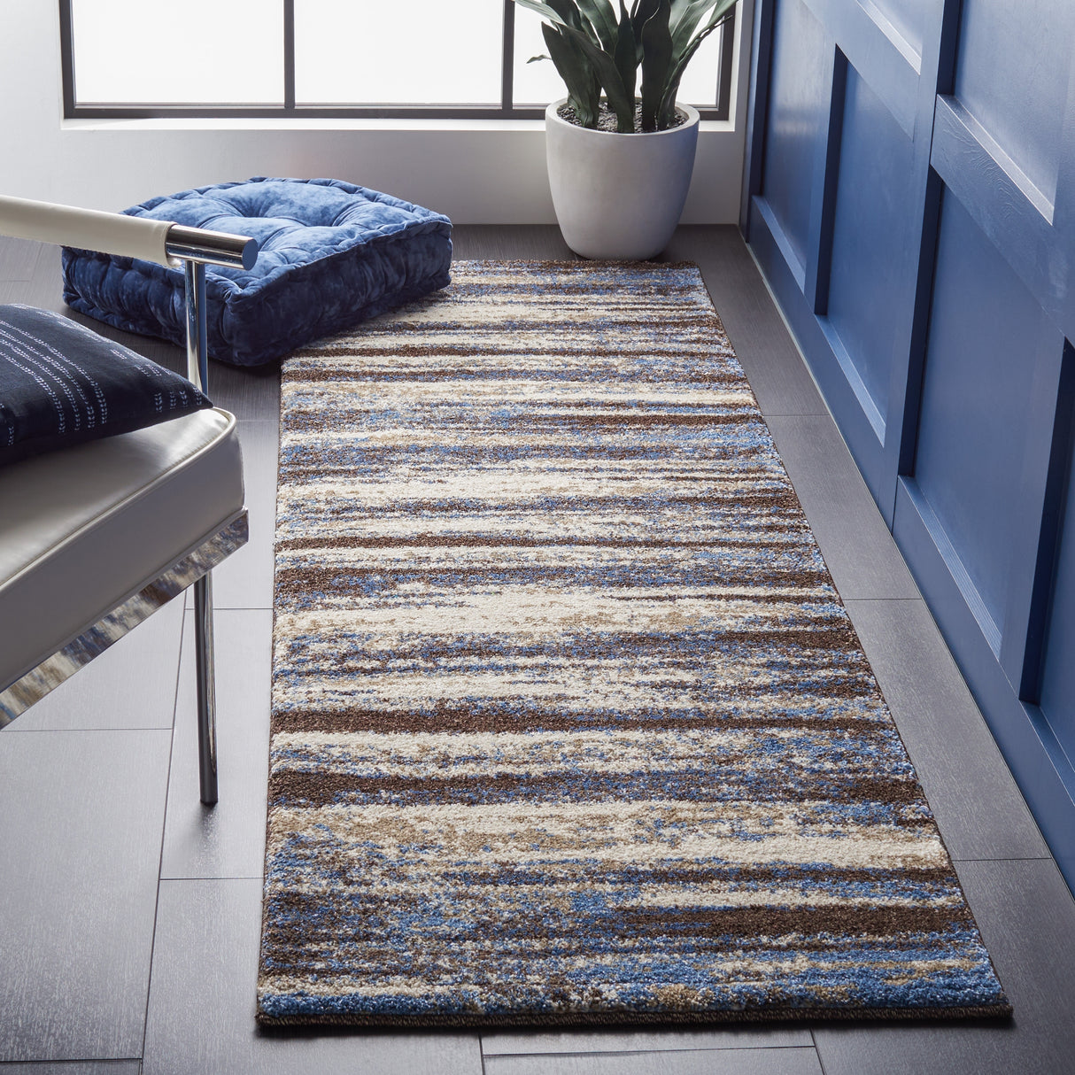 SAFAVIEH Retro Dicy Modern Abstract Distressed Rug