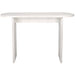 SAFAVIEH Rhea Ribbed Oval Top Console Table - 45.7 In. W x 15 In. D x 30.1 In. H - 46Wx15Dx30H