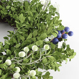 SAFAVIEH Rhona Faux 24-inch Boxwood & Berry Wreath