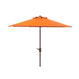 SAFAVIEH Rieta Aluminum Tilt And Crank 9-Foot Patio Umbrella, Base Not Included