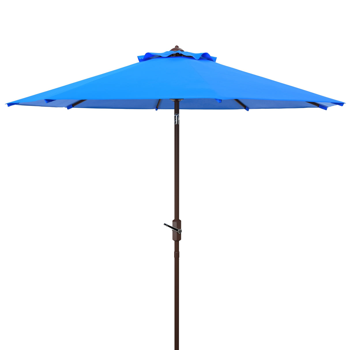 SAFAVIEH Rieta Aluminum Tilt And Crank 9-Foot Patio Umbrella, Base Not Included