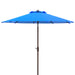 SAFAVIEH Rieta Aluminum Tilt And Crank 9-Foot Patio Umbrella, Base Not Included