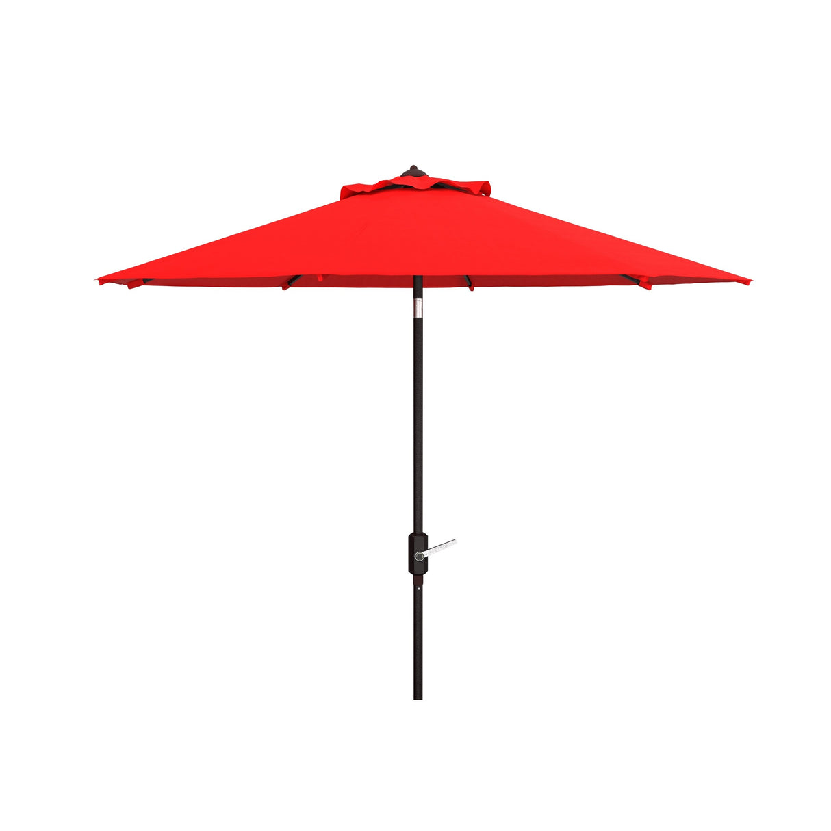 SAFAVIEH Rieta Aluminum Tilt And Crank 9-Foot Patio Umbrella, Base Not Included