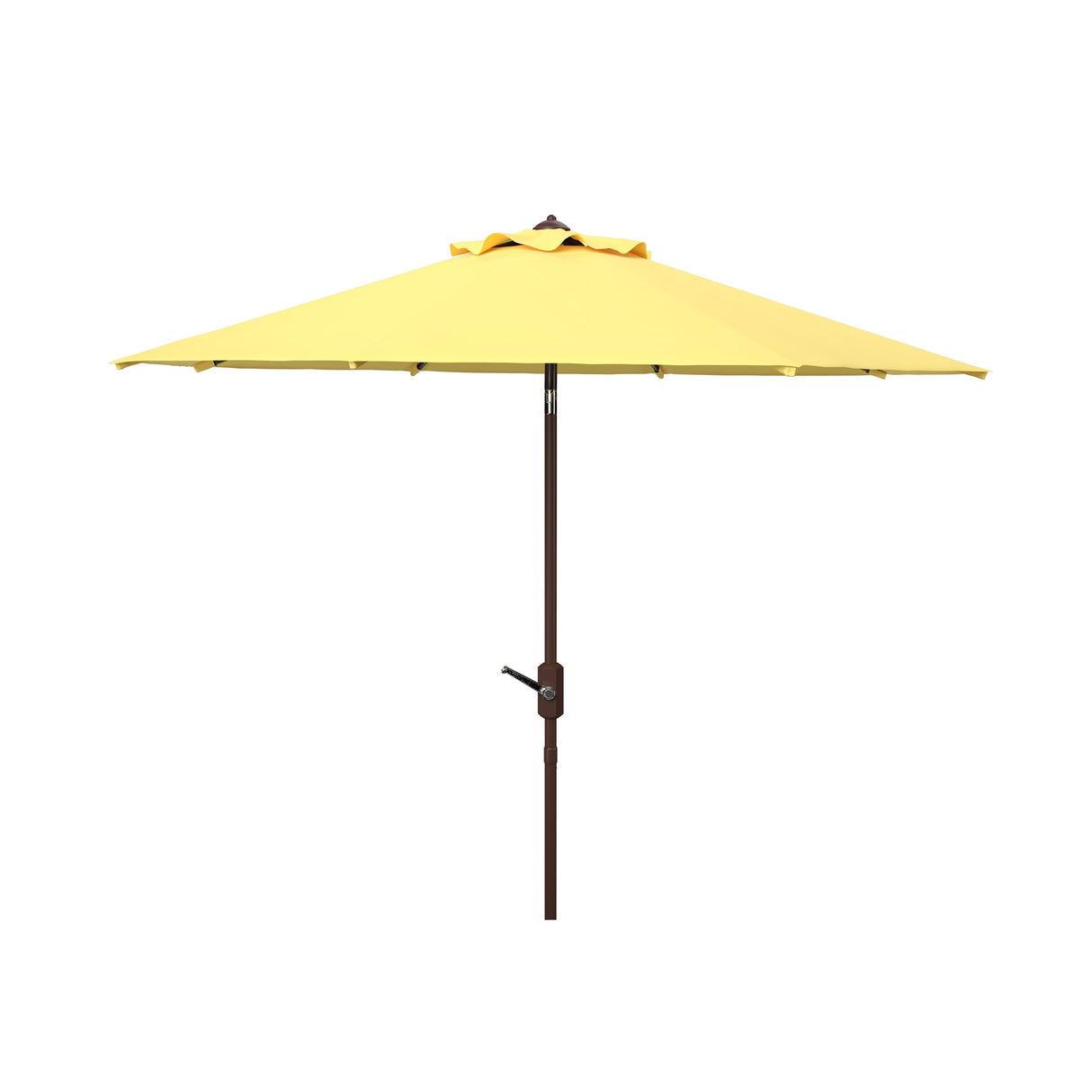 SAFAVIEH Rieta Aluminum Tilt And Crank 9-Foot Patio Umbrella, Base Not Included