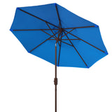 SAFAVIEH Rieta Aluminum Tilt And Crank 9-Foot Patio Umbrella, Base Not Included