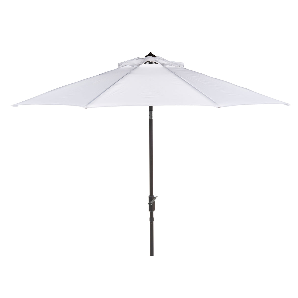 SAFAVIEH Rieta Aluminum Tilt And Crank 9-Foot Patio Umbrella, Base Not Included