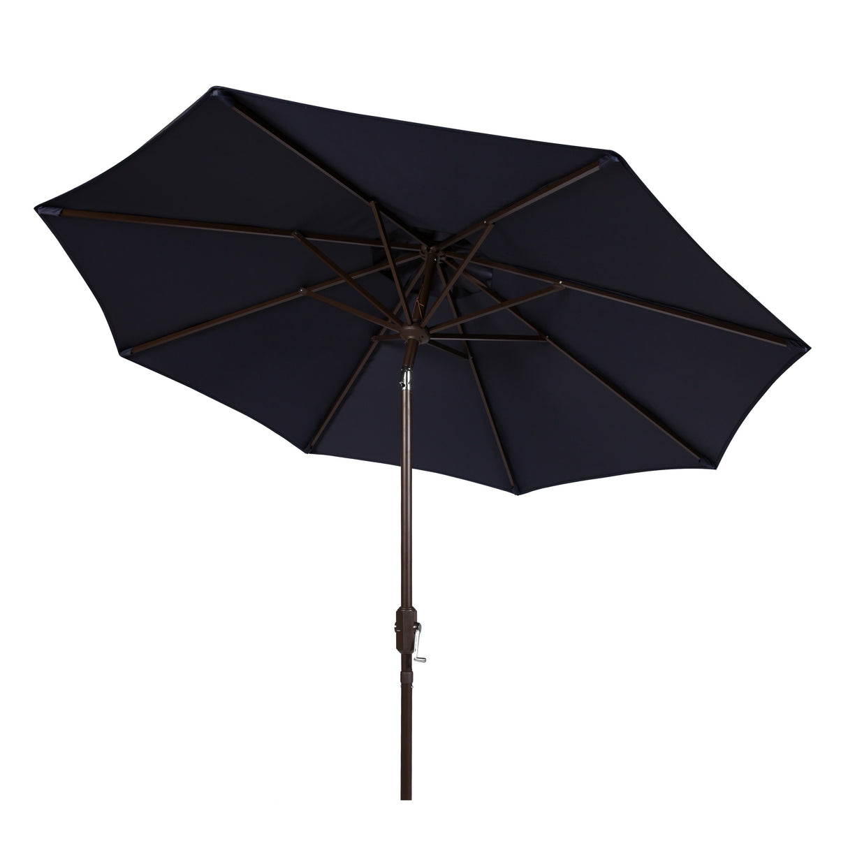 SAFAVIEH Rieta Aluminum Tilt And Crank 9-Foot Patio Umbrella, Base Not Included