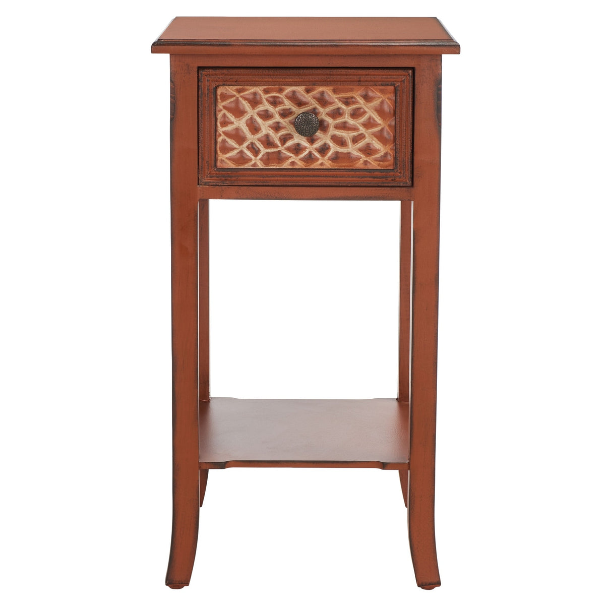 SAFAVIEH Rillie Dark Brown Accent Table