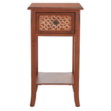 SAFAVIEH Rillie Dark Brown Accent Table