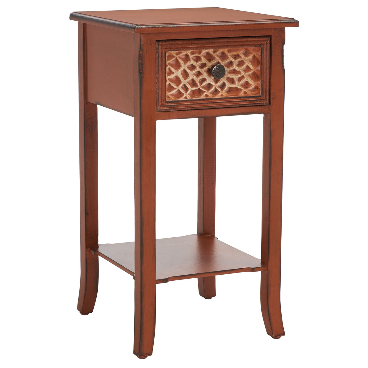 SAFAVIEH Rillie Dark Brown Accent Table