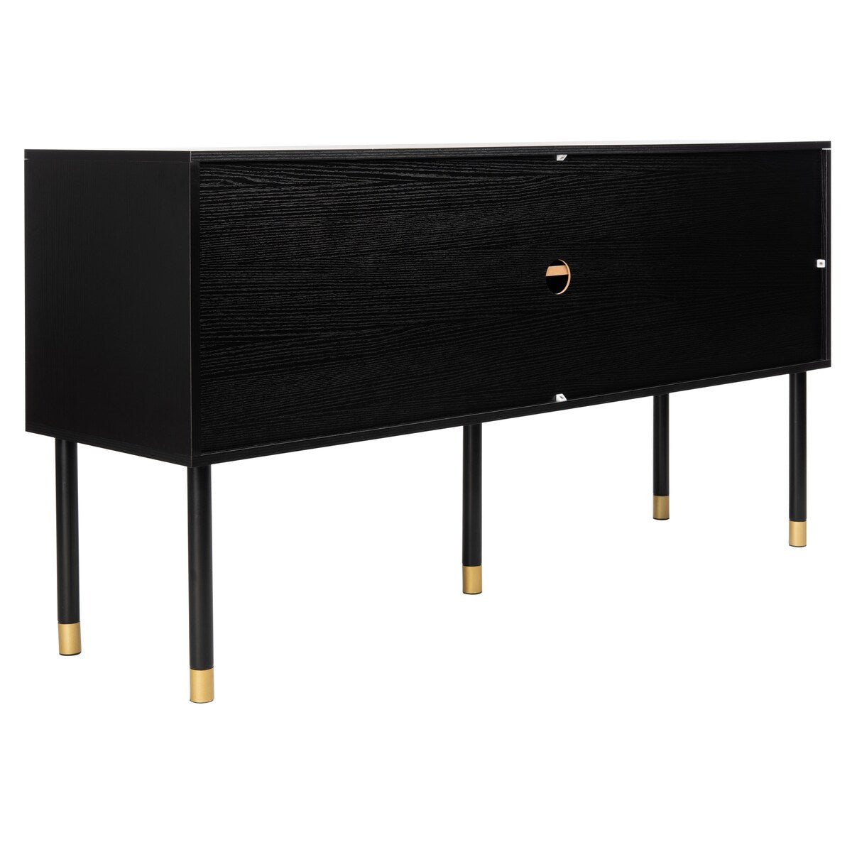 SAFAVIEH Rine Mid-Century Modern Media 55" TV Stand - 55.1" W x 15.8" L x 29.5" H - 55Wx16Dx30H