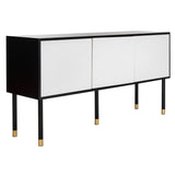 SAFAVIEH Rine Mid-Century Modern Media 55" TV Stand - 55.1" W x 15.8" L x 29.5" H - 55Wx16Dx30H