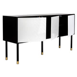 SAFAVIEH Rine Mid-Century Modern Media 55" TV Stand - 55.1" W x 15.8" L x 29.5" H - 55Wx16Dx30H