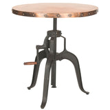 SAFAVIEH Robyn Black Crank Table - 30Wx30Dx31H