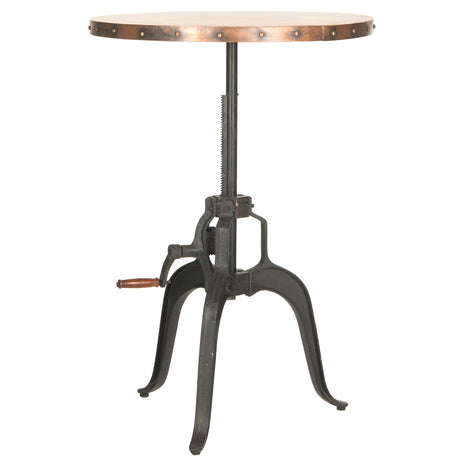 SAFAVIEH Robyn Black Crank Table - 30Wx30Dx31H