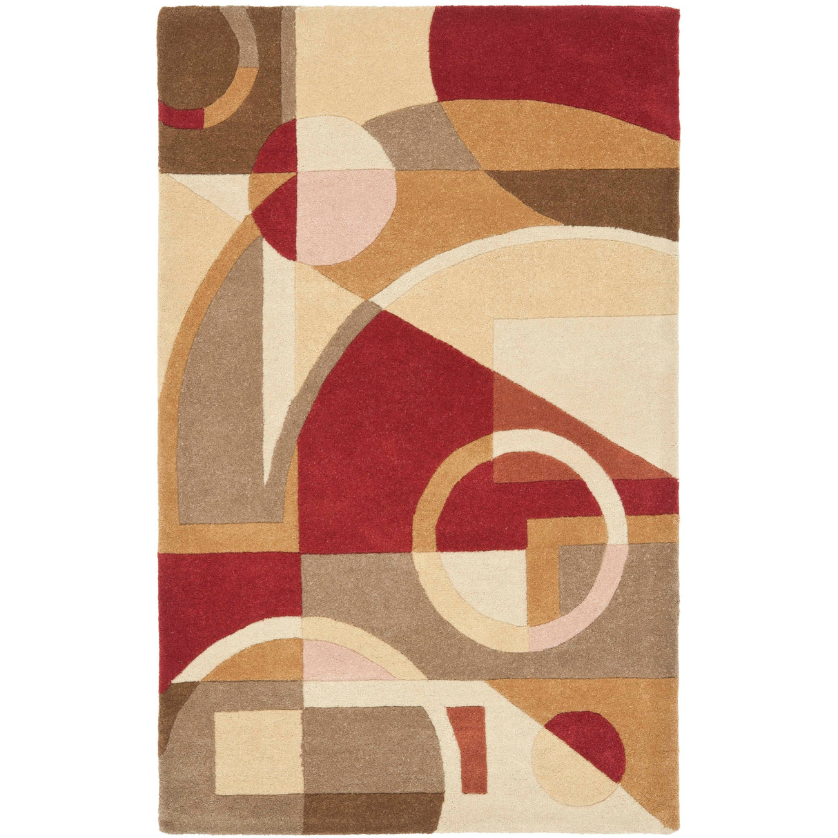 SAFAVIEH Rodeo Ula Necibe Hand-tufted Wool Retro Area Rug