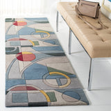 SAFAVIEH Rodeo Ula Necibe Hand-tufted Wool Retro Area Rug