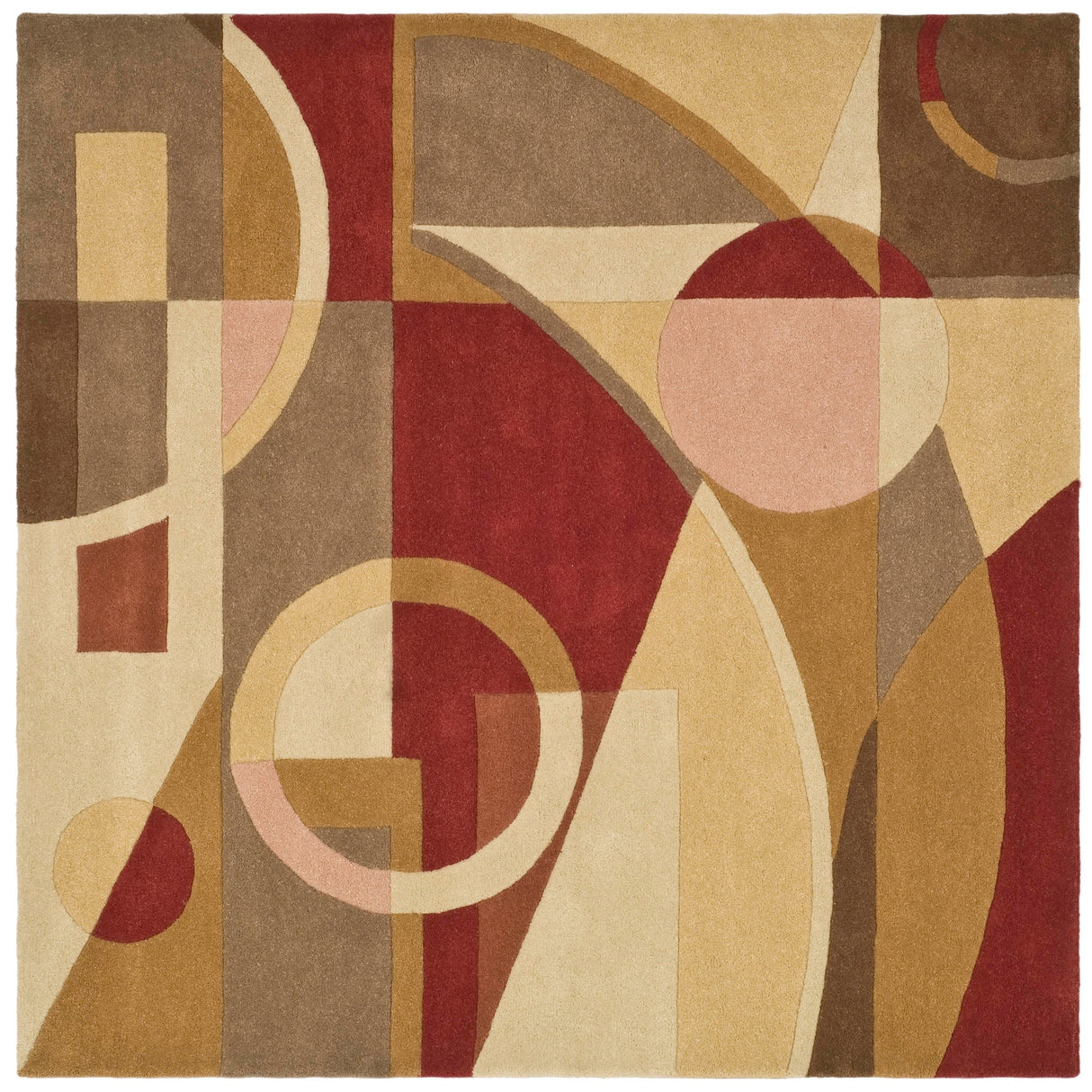 SAFAVIEH Rodeo Ula Necibe Hand-tufted Wool Retro Area Rug