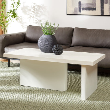 SAFAVIEH Rosanella Coffee Table - 47" L x 24" D x 20" H - 47Wx24Dx20H