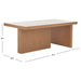 SAFAVIEH Rosanella Coffee Table - 47" L x 24" D x 20" H - 47Wx24Dx20H