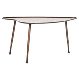 SAFAVIEH Rosanne Heart Antique Copper Coffee Table - 39" x 29" x 18.5" - 39Wx29Dx19H