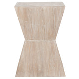 SAFAVIEH Rosaria Bali Sugkai Wood Side Table - 14" x 14" x 20" - 14Wx14Dx20H