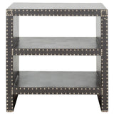 SAFAVIEH Roxann Grey Side Table - 23.6" x 15.7" x 23.6" - 24Wx16Dx24H