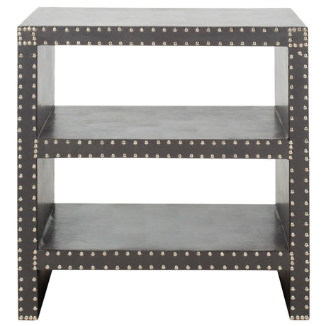 SAFAVIEH Roxann Grey Side Table - 23.6" x 15.7" x 23.6" - 24Wx16Dx24H