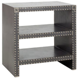 SAFAVIEH Roxann Grey Side Table - 23.6" x 15.7" x 23.6" - 24Wx16Dx24H