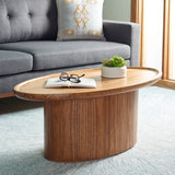 SAFAVIEH Rubie Oval Coffee Table - 42" W x 21" L x 16" H - 42Wx21Dx16H