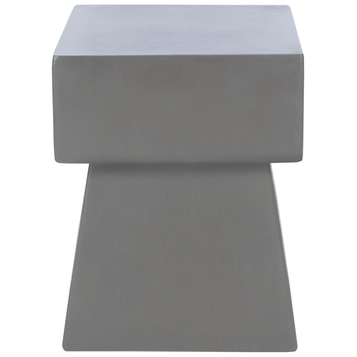 SAFAVIEH Rukiye Mushroom Concrete Indoor/ Outdoor Accent Table - 13.7" x 13.7" x 18.1" - 14Wx14Dx18H