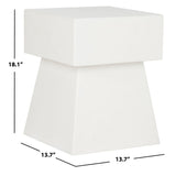 SAFAVIEH Rukiye Mushroom Concrete Indoor/ Outdoor Accent Table - 13.7" x 13.7" x 18.1" - 14Wx14Dx18H