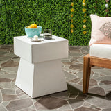 SAFAVIEH Rukiye Mushroom Concrete Indoor/ Outdoor Accent Table - 13.7" x 13.7" x 18.1" - 14Wx14Dx18H